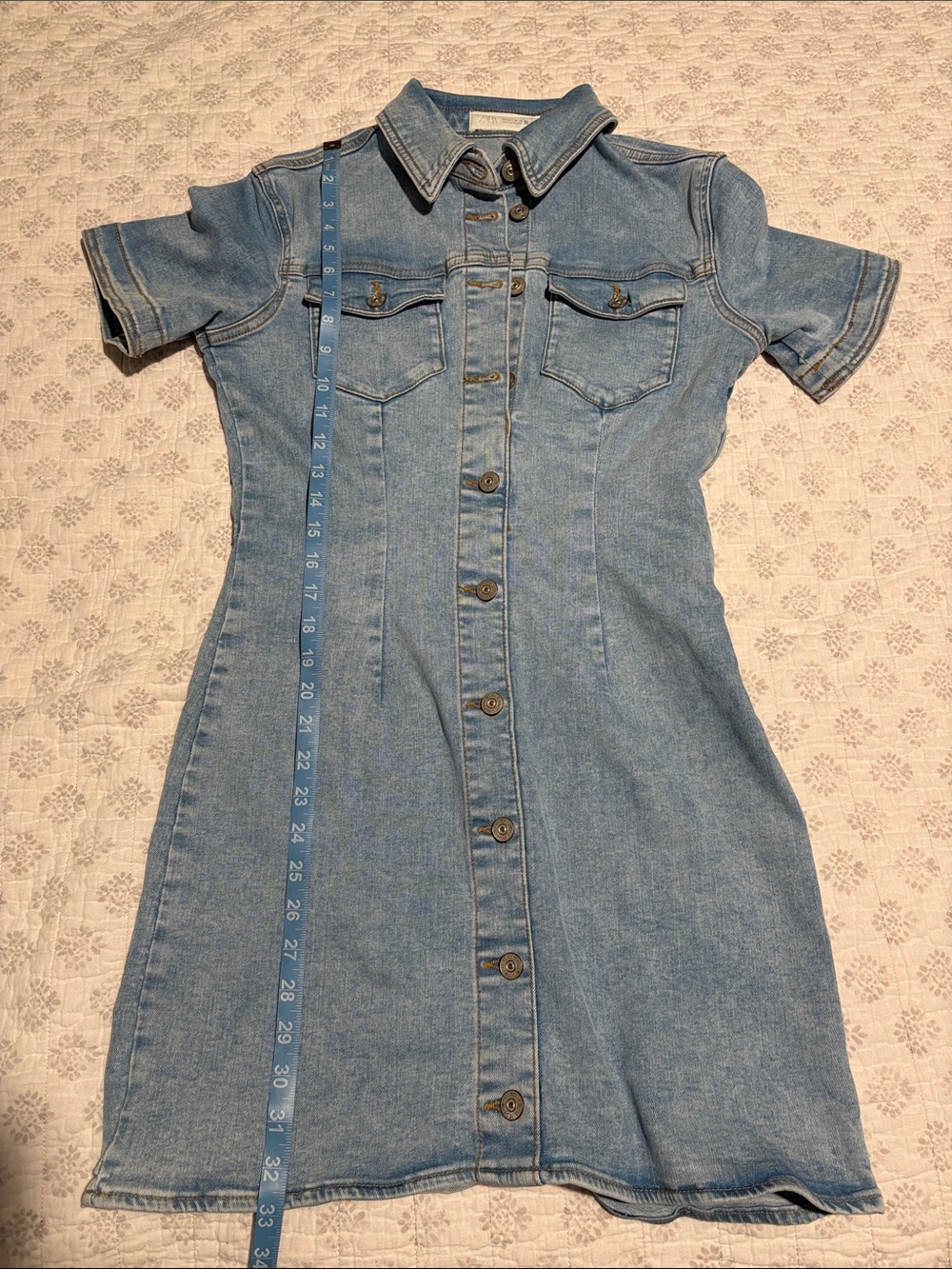ZARA Denim Dress - Picture 6 of 7